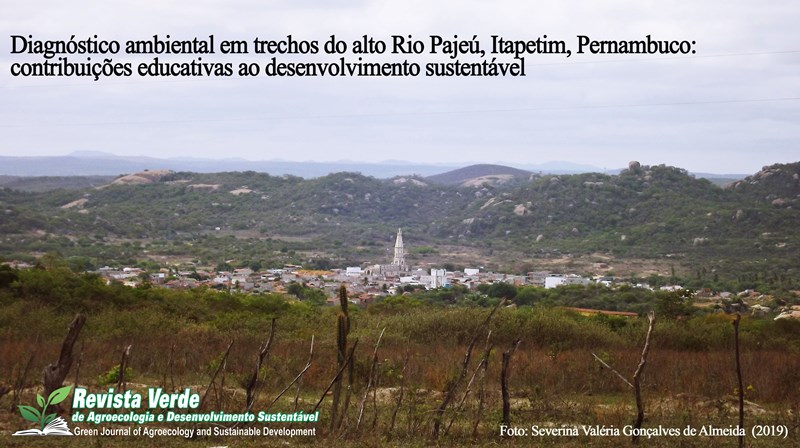 Diagnóstico ambiental em trechos do alto Rio Pajeú, Itapetim, Pernambuco